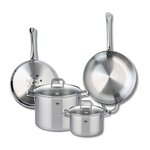 ELO Ensemble de 2 Poêles de cuisson 28 et 32 cm et 2 faitouts 20 et 26 cm Elo Profi Citrin