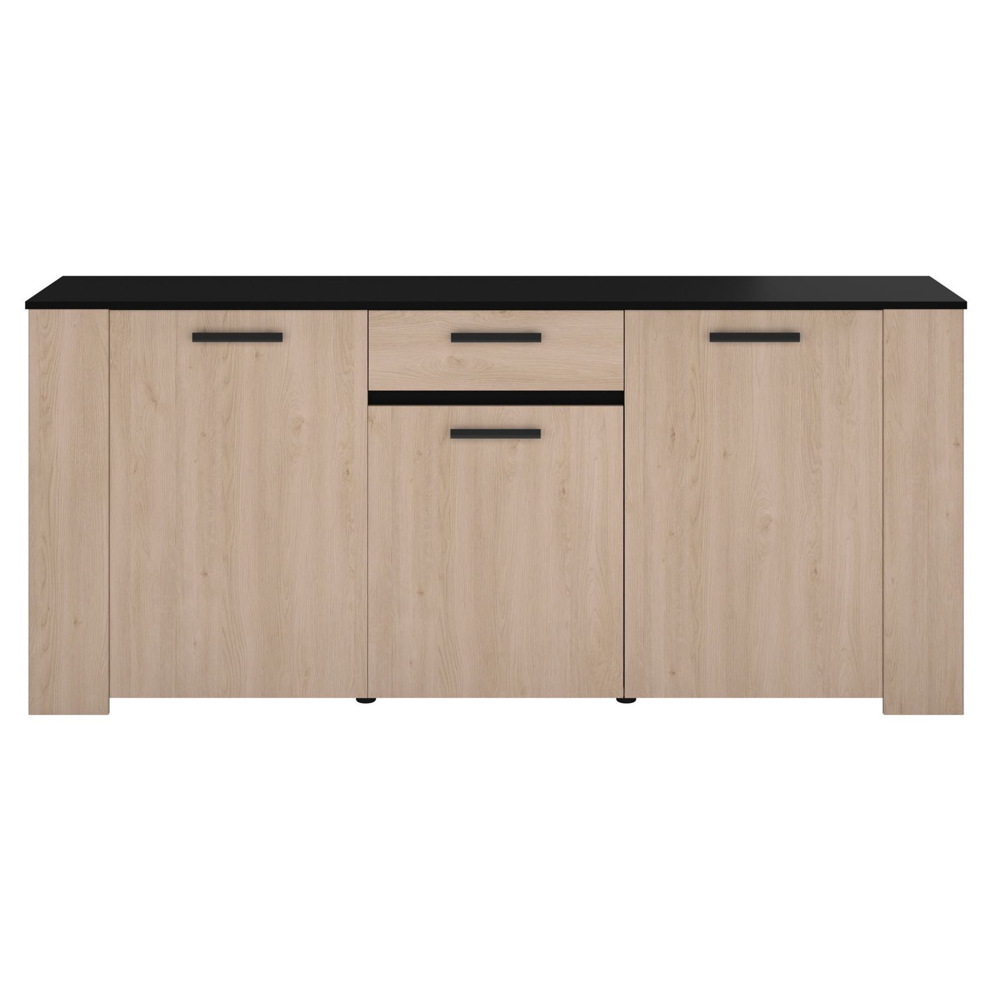 Voir la diapositive 3 : Buffet 3 Portes 1 Tiroir L182 cm LOLA