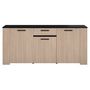 Voir la diapositive 3 : Buffet 3 Portes 1 Tiroir L182 cm LOLA