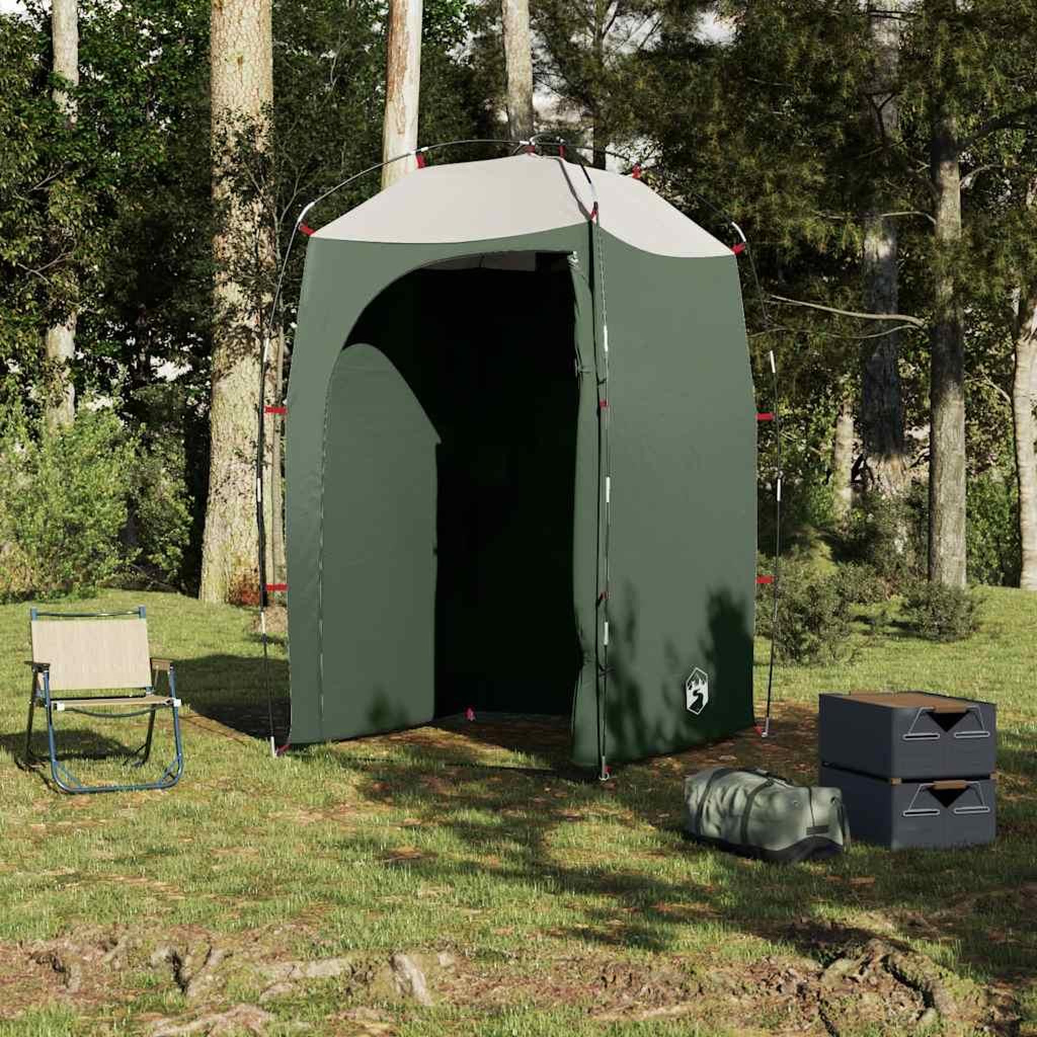 Voir la diapositive 4 : VIDAXL Tente de douche vert impermeable