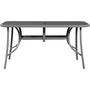 Voir la diapositive 2 : Habitat et Jardin Table de jardin  Cordoba  - Phoenix - 6 places - Argenté