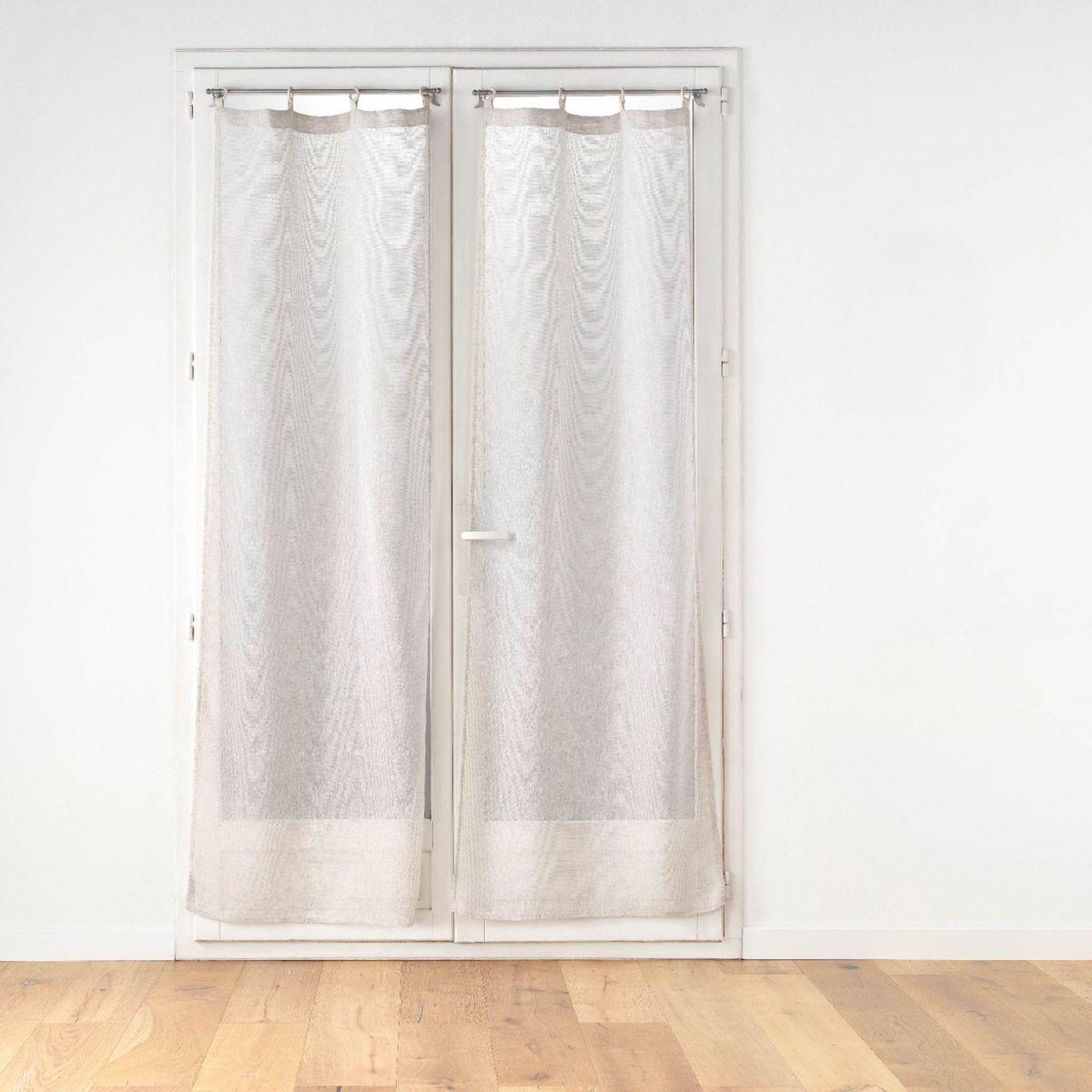 Douceur d'Intérieur Paire de voilages à œillets  minalisa  70x200cm lin