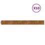 Voir la diapositive 2 : VIDAXL Bordures de pelouse 10 pcs 10x103 cm acier corten flexible