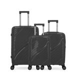 OBAGO OBAGO - LOT DE 3 - Valises weekend, cabine et cabine XS LYRA. Coloris disponibles : Rouge, Noir, Rose, Gris, Orange, Jaune