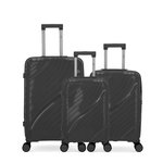 OBAGO OBAGO - LOT DE 3 - Valises weekend, cabine et cabine XS LYRA. Coloris disponibles : Rose, Jaune, Orange, Noir, Gris, Rouge