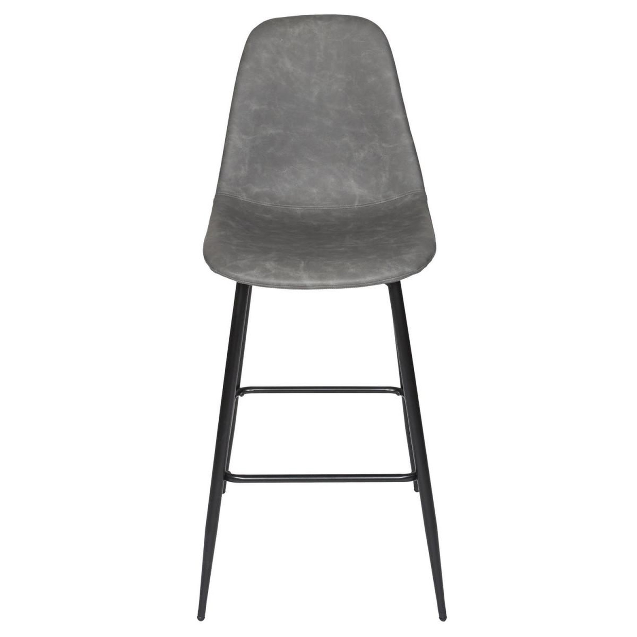 Voir la diapositive 3 : The Home Deco Factory Lot de 2 chaises de bar  amber  106cm gris