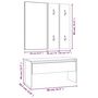 Voir la diapositive 6 : VIDAXL Ensemble de meubles de couloir Sonoma gris Bois d'ingenierie