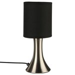 ATMOSPHERA Lampe à poser touch Toga noir H28