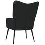 Voir la diapositive 5 : VIDAXL Chaise de relaxation Noir Tissu