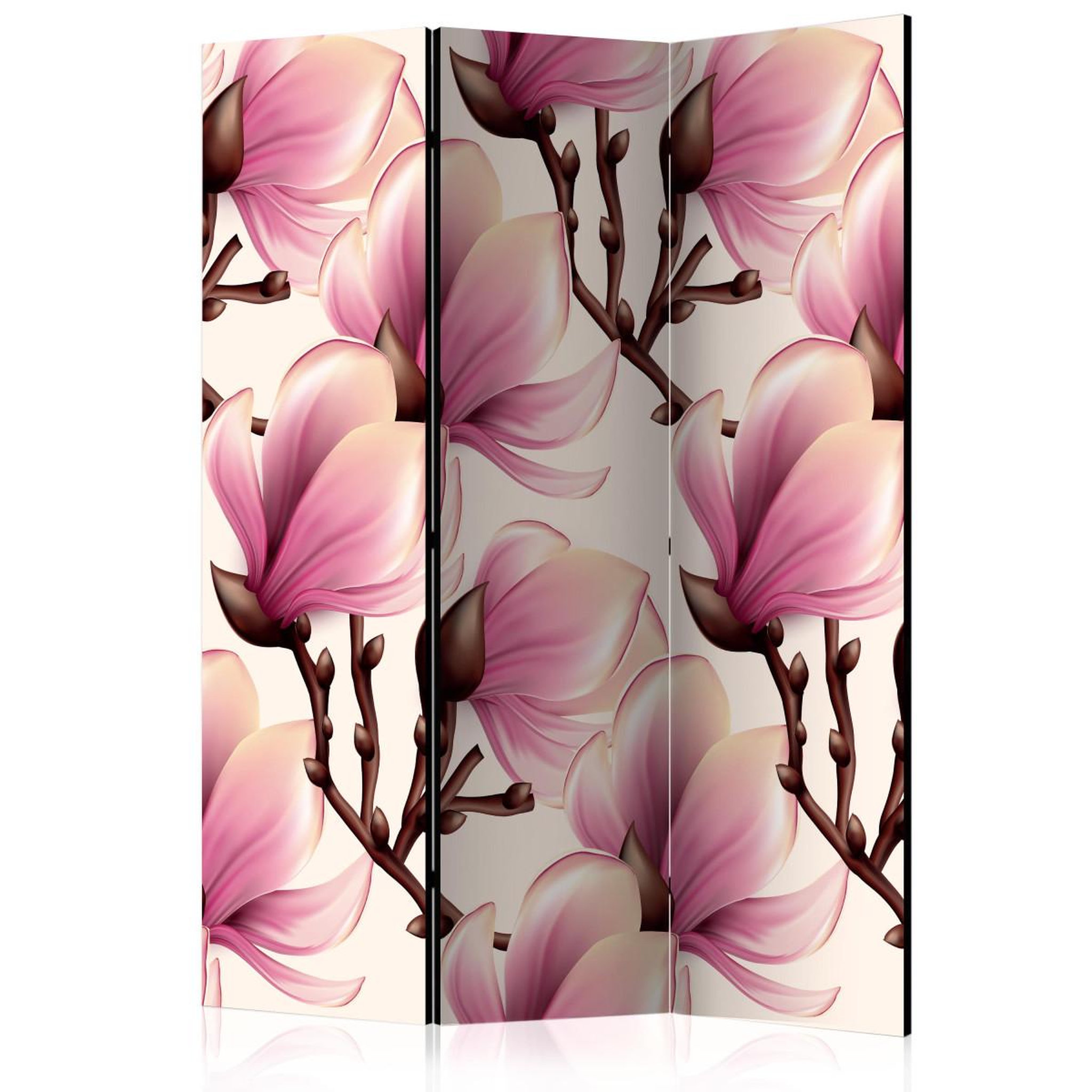 Paris Prix Paravent 3 volets  blooming magnolias  135x172cm
