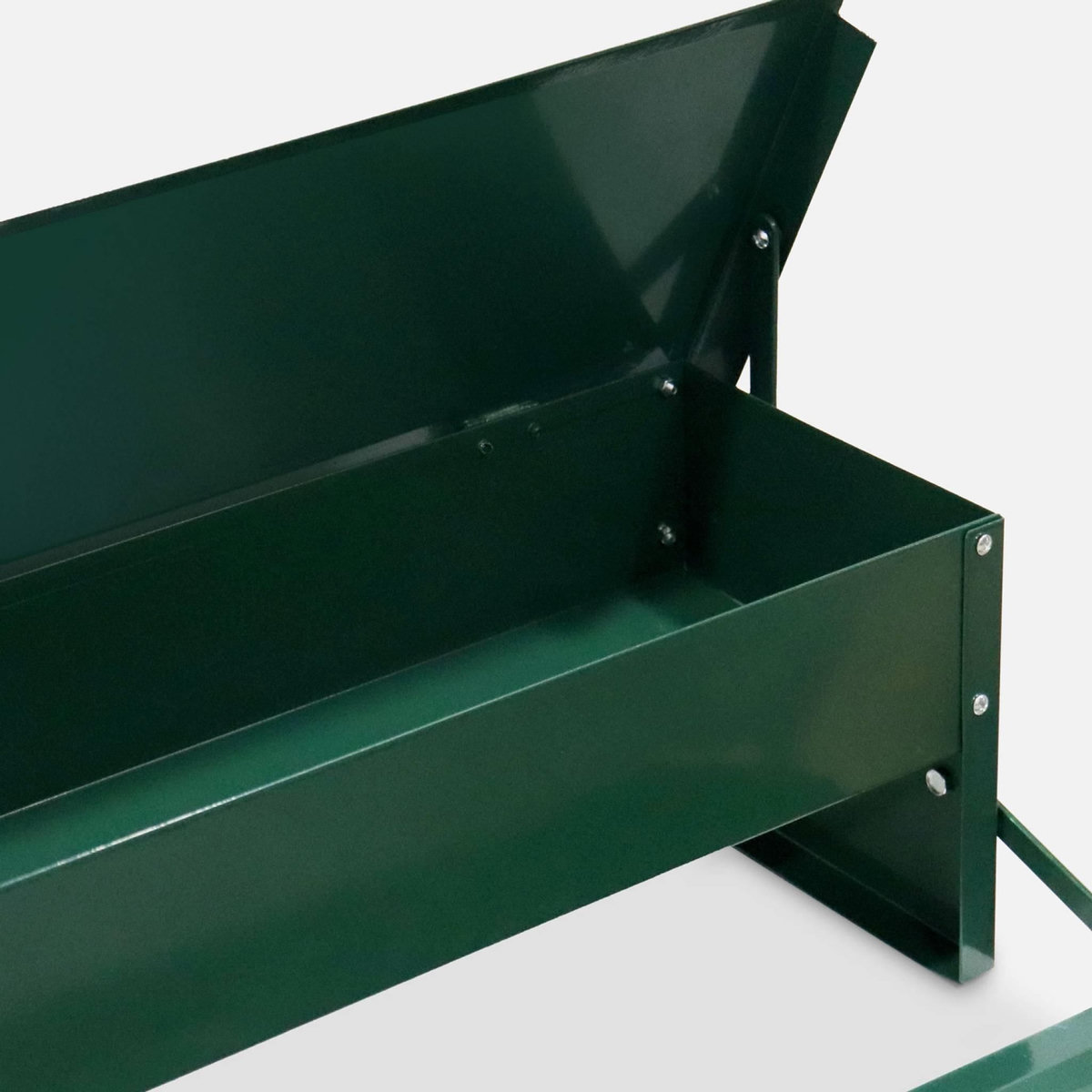 SWEEEK Mangeoire automatique pour poules - distributeur à pédale - capacité de 5kg - acier galvanisé