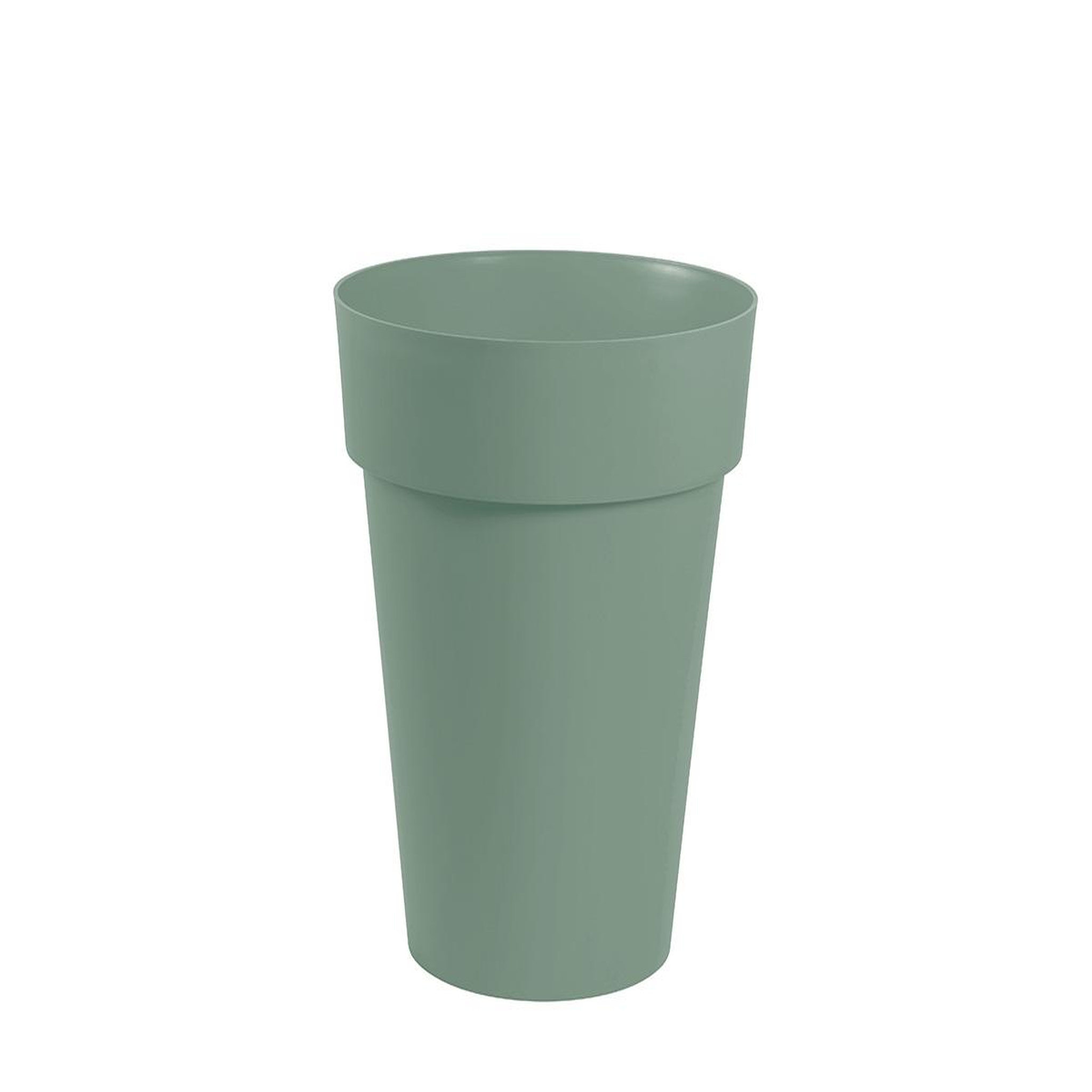 Eda Pot de fleur rond Toscane Ø 44 x H.53 cm - Vert laurier - Eda