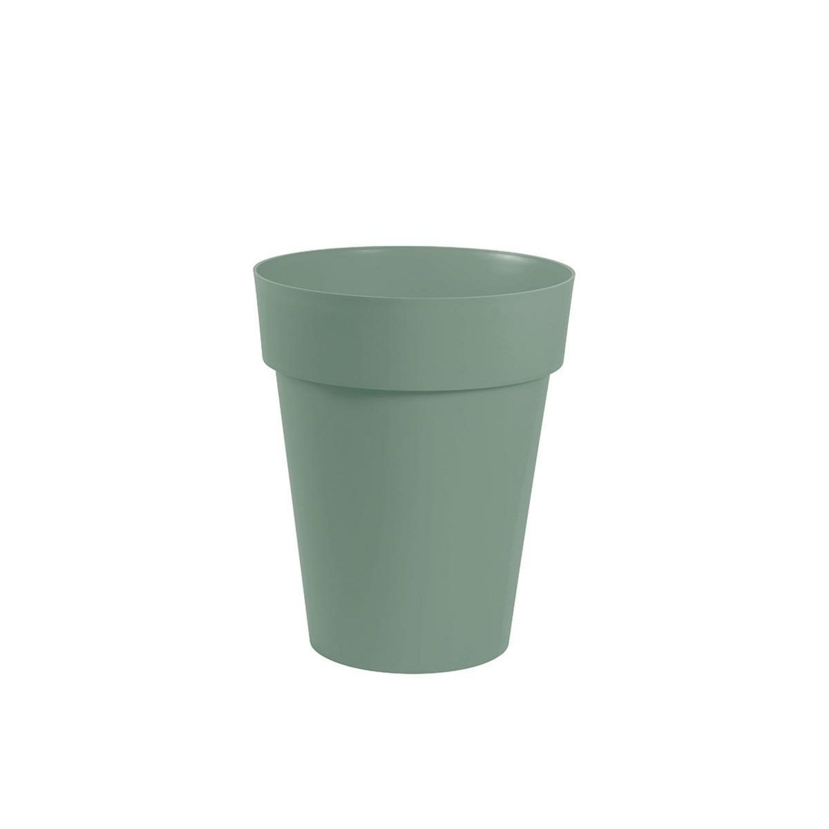 Eda Pot de fleurs en plastique Toscane vert laurier - Ø 44 cm - Eda