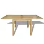 VIDAXL Table extensible Chene 170 x 85 x 75 cm