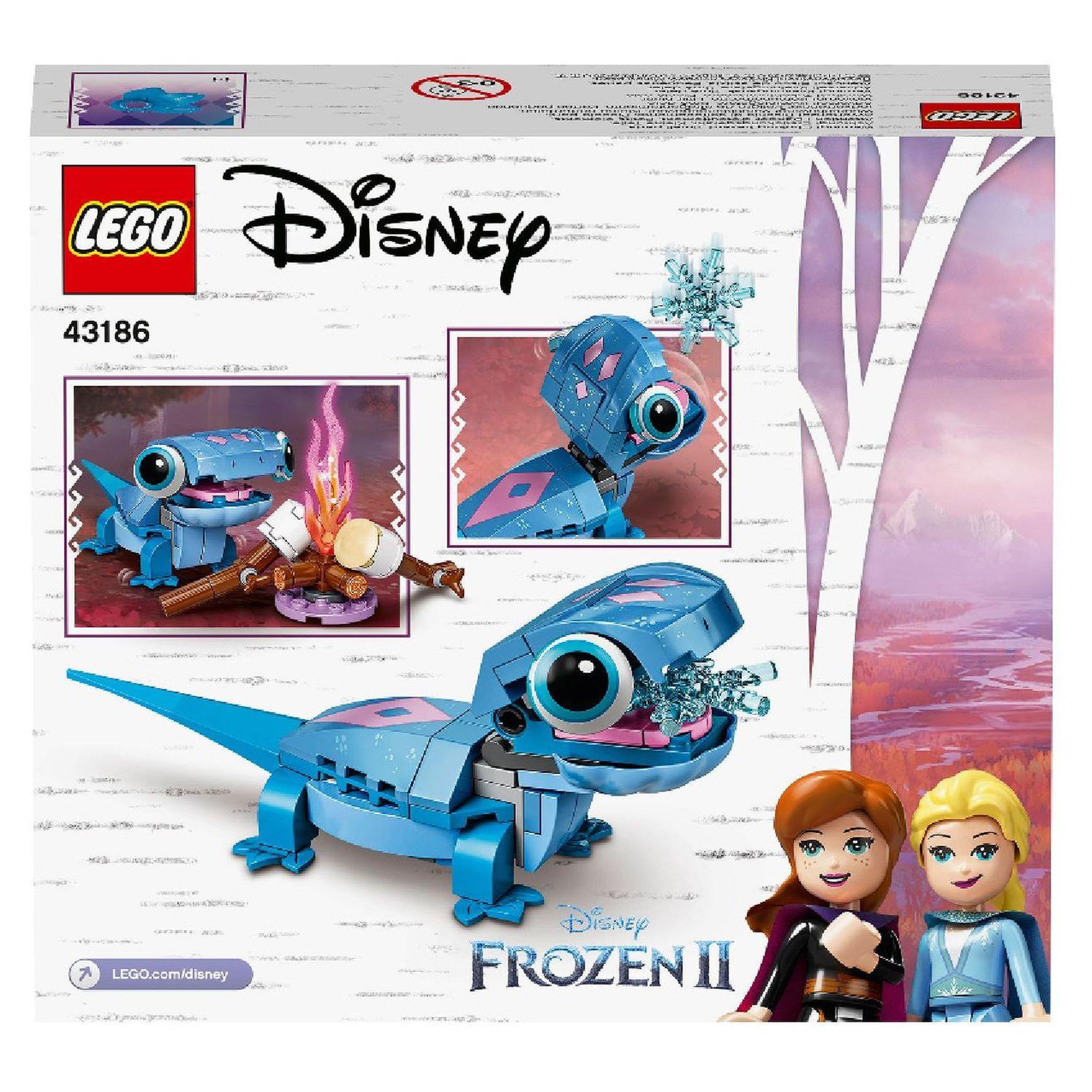 Voir la diapositive 8 : LEGO Disney Princess 43186 La Reine des neiges 2 Bruni la salamandre