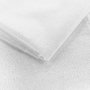 Voir la diapositive 2 : Paris Prix Lot de 3 Serviettes de Table  Silvery  40x40cm Blanc