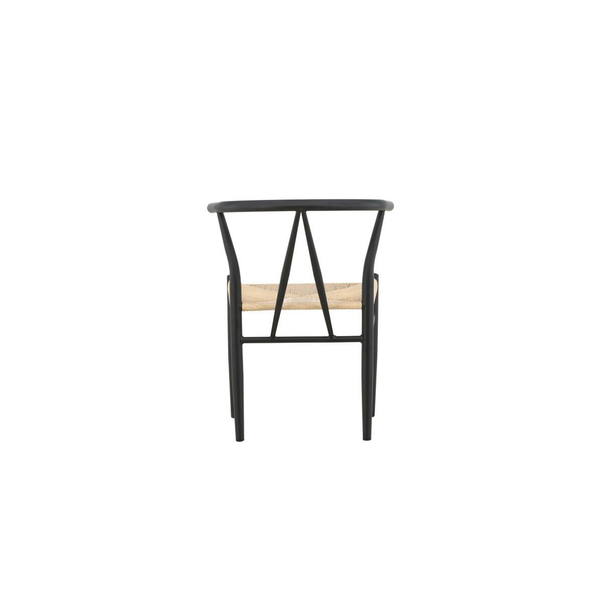 Voir la diapositive 6 : Paris Prix Chaise en rotin  alfons  72cm noir