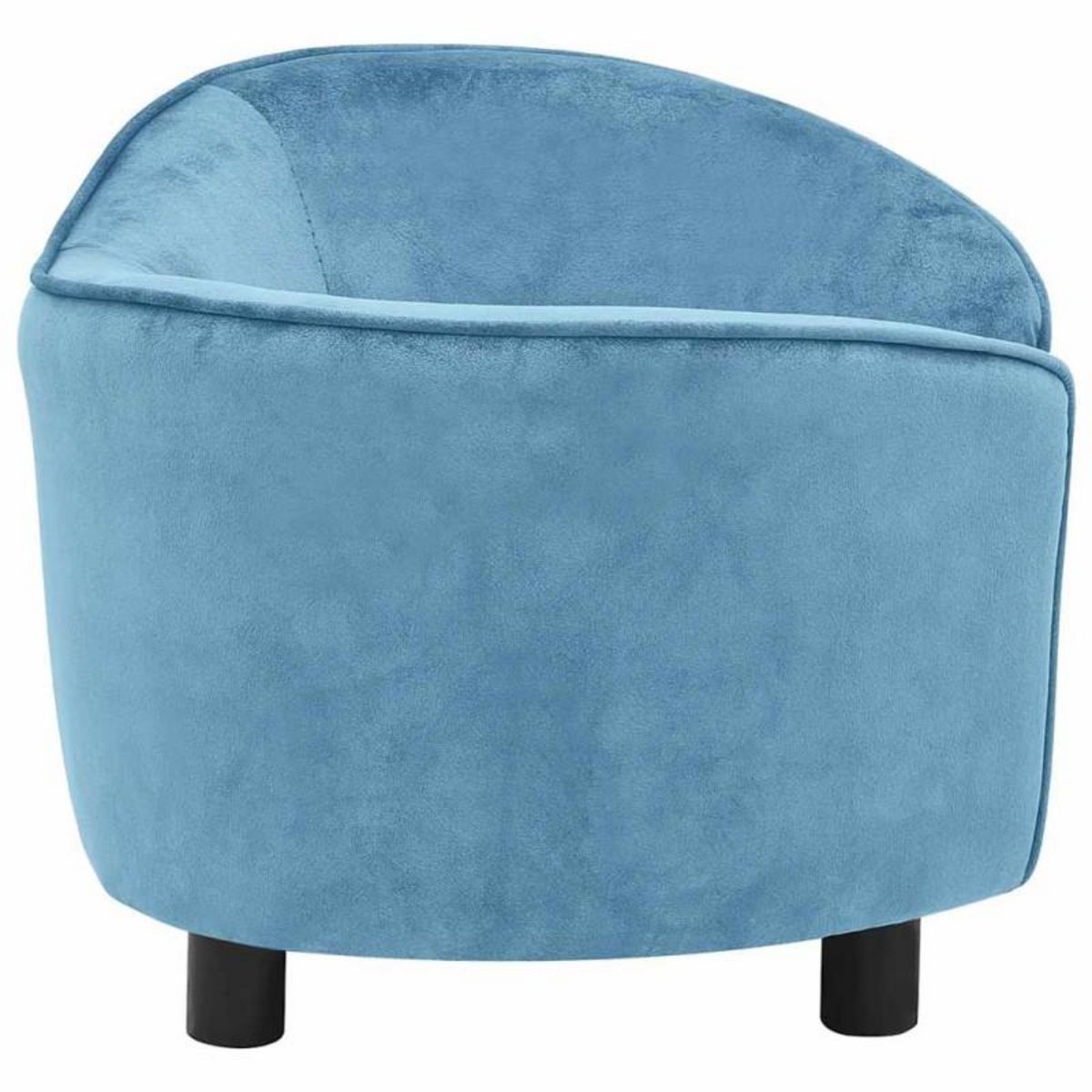 VIDAXL Canapé pour chien Turquoise 69x49x40 cm Peluche
