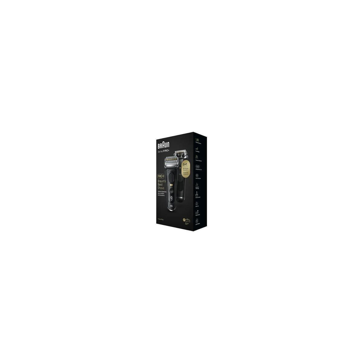 BRAUN Braun Series 9 Pro+ 9510s Wet & Dry Rasoir à grille Tondeuse Noir