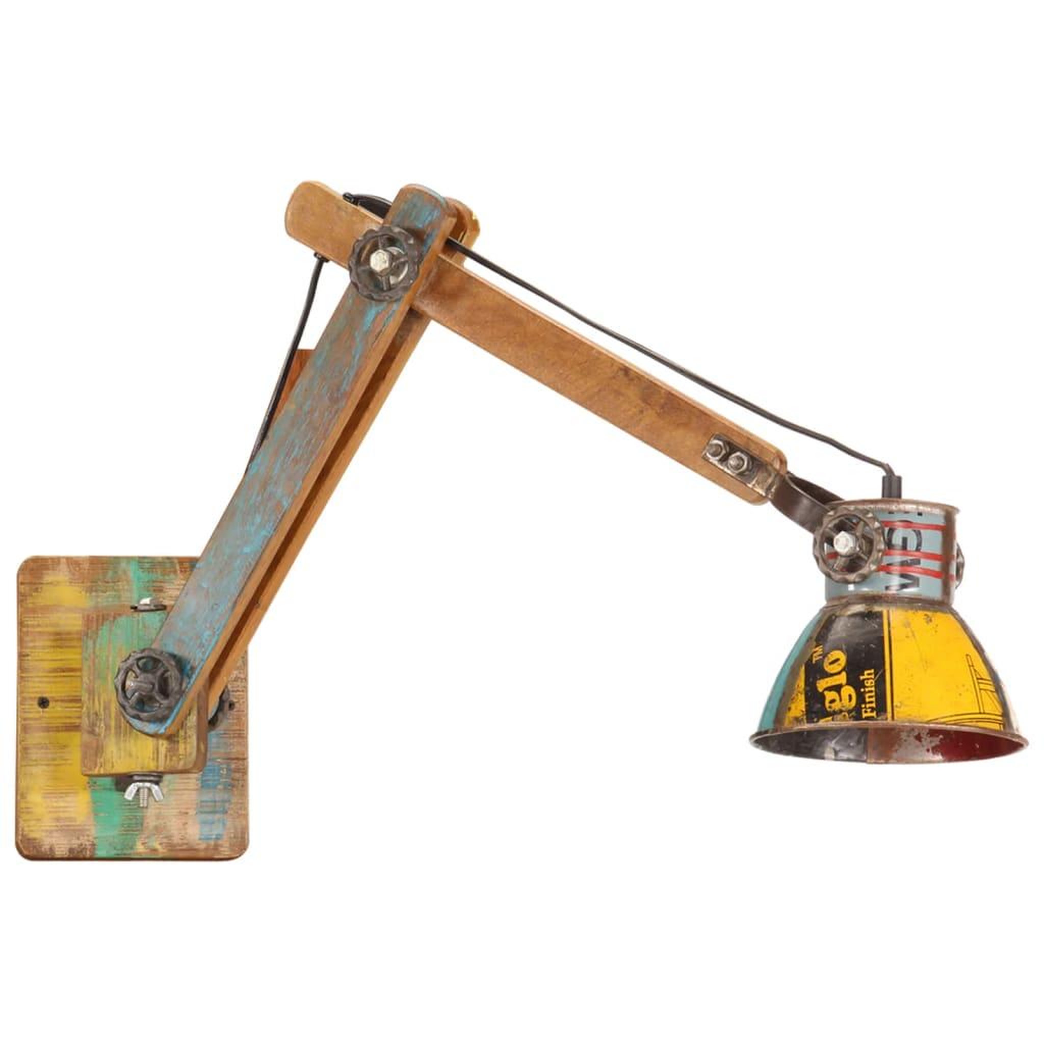 Voir la diapositive 2 : VIDAXL Applique Style industriel Multicolore Ronde E27