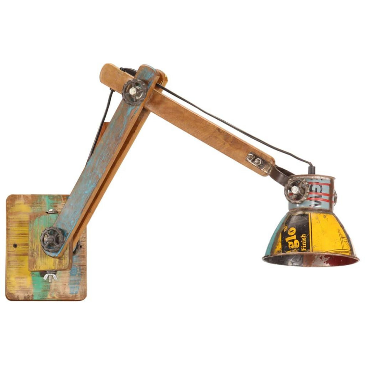 VIDAXL Applique Style industriel Multicolore Ronde E27