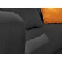 Voir la diapositive 4 : LISA DESIGN Albane - canapé d'angle droit - 4 places - convertible avec coffre - en velours côtelé