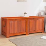 VIDAXL Coffre de rangement avec couvercle marron bois massif d'acacia