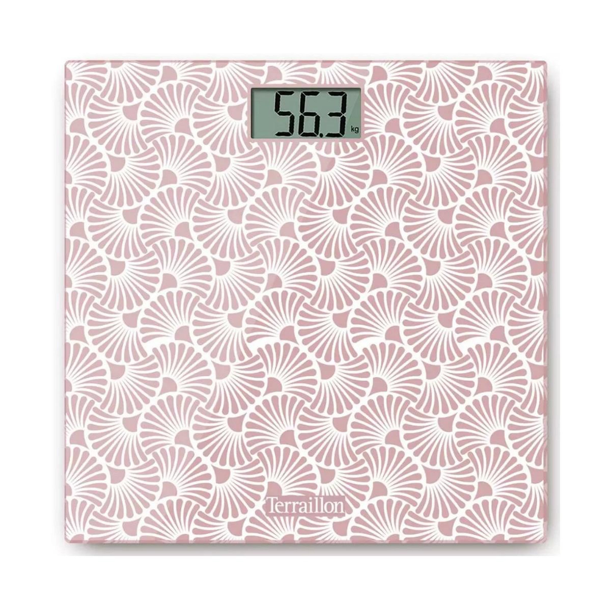 Terraillon Pèse-personne électronique 160kg/100g rose - onesakura