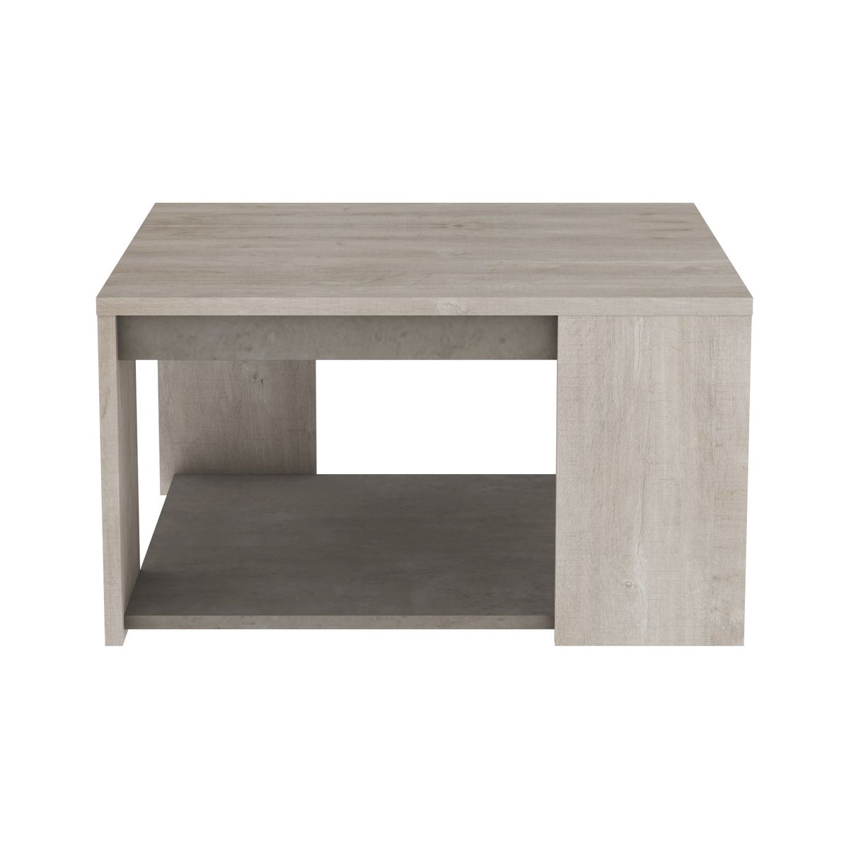 Table basse carrée avec niche ouverte L80cm CANNES 