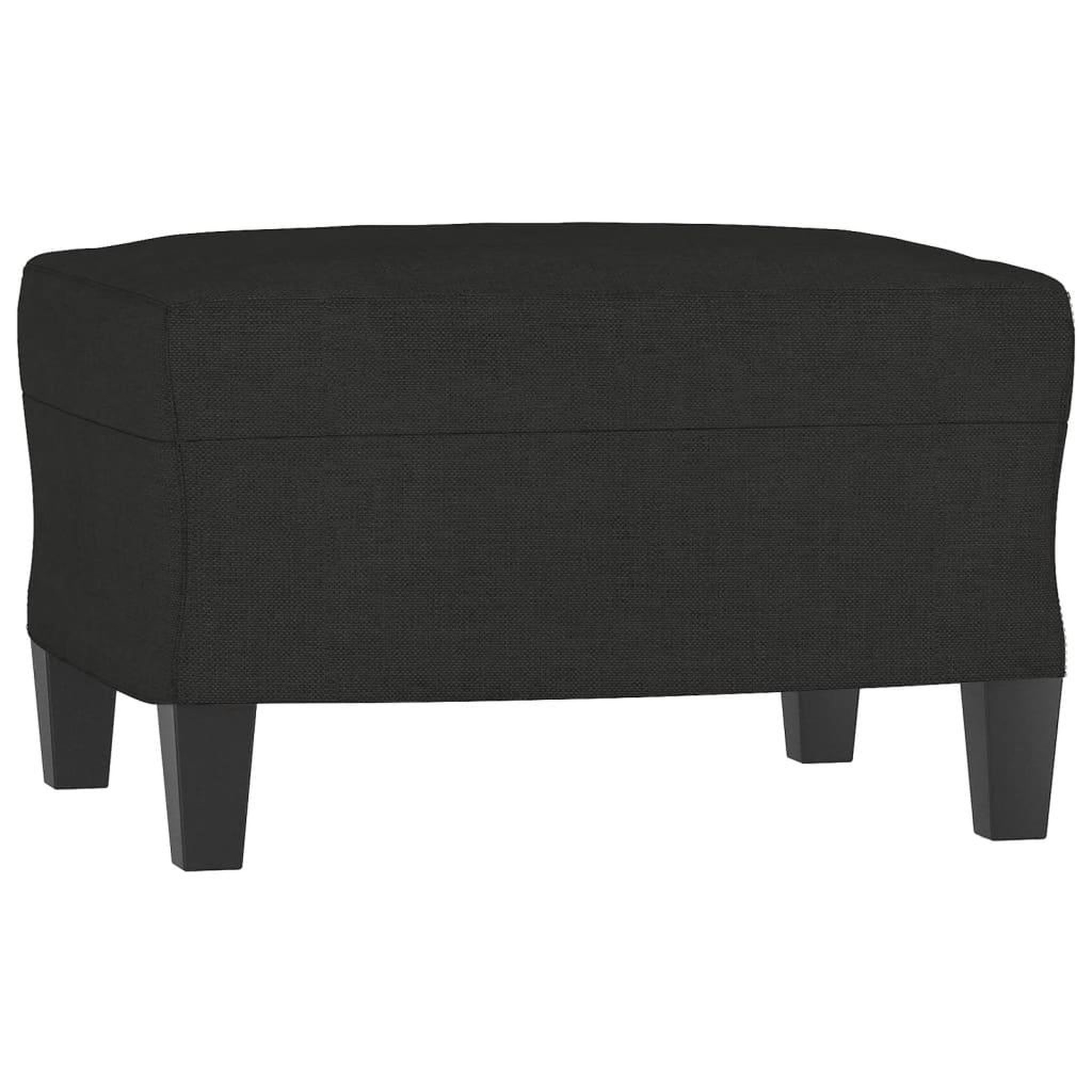 Voir la diapositive 5 : VIDAXL Ensemble de canapes 3 pcs avec coussins Noir Tissu