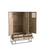 Voir la diapositive 3 : Paris Prix Armoire 3 Portes en Bois  Bombay  115cm Naturel