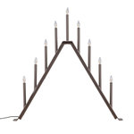 Paris Prix Lampe à Poser Bougeoir Déco  Are  64cm Marron