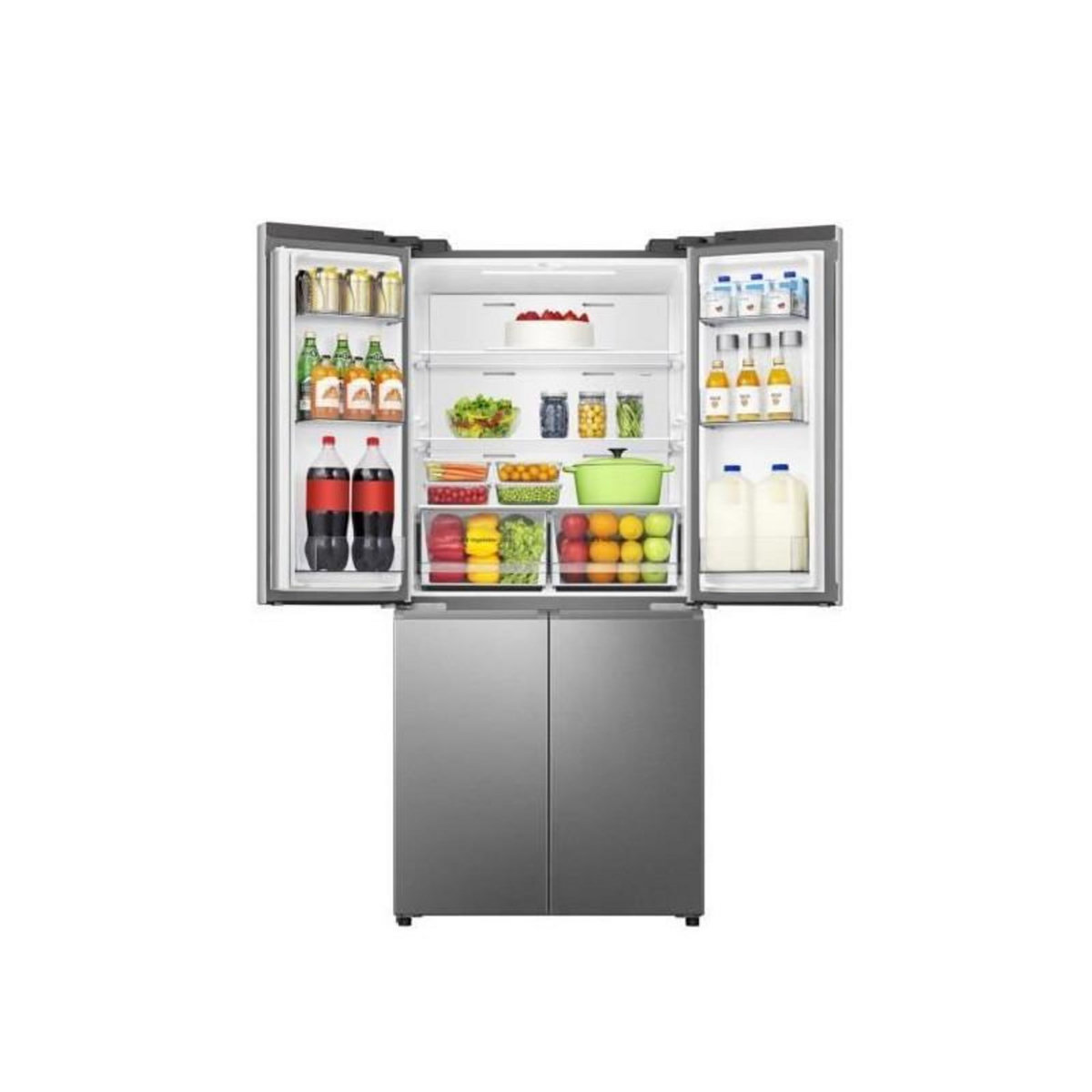 Hisense Réfrigérateur américain 79.4cm 482l nofrost - RQ5P470SEIE