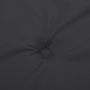 Voir la diapositive 5 : VIDAXL Coussin de banc de jardin noir 150x50x3 cm tissu oxford