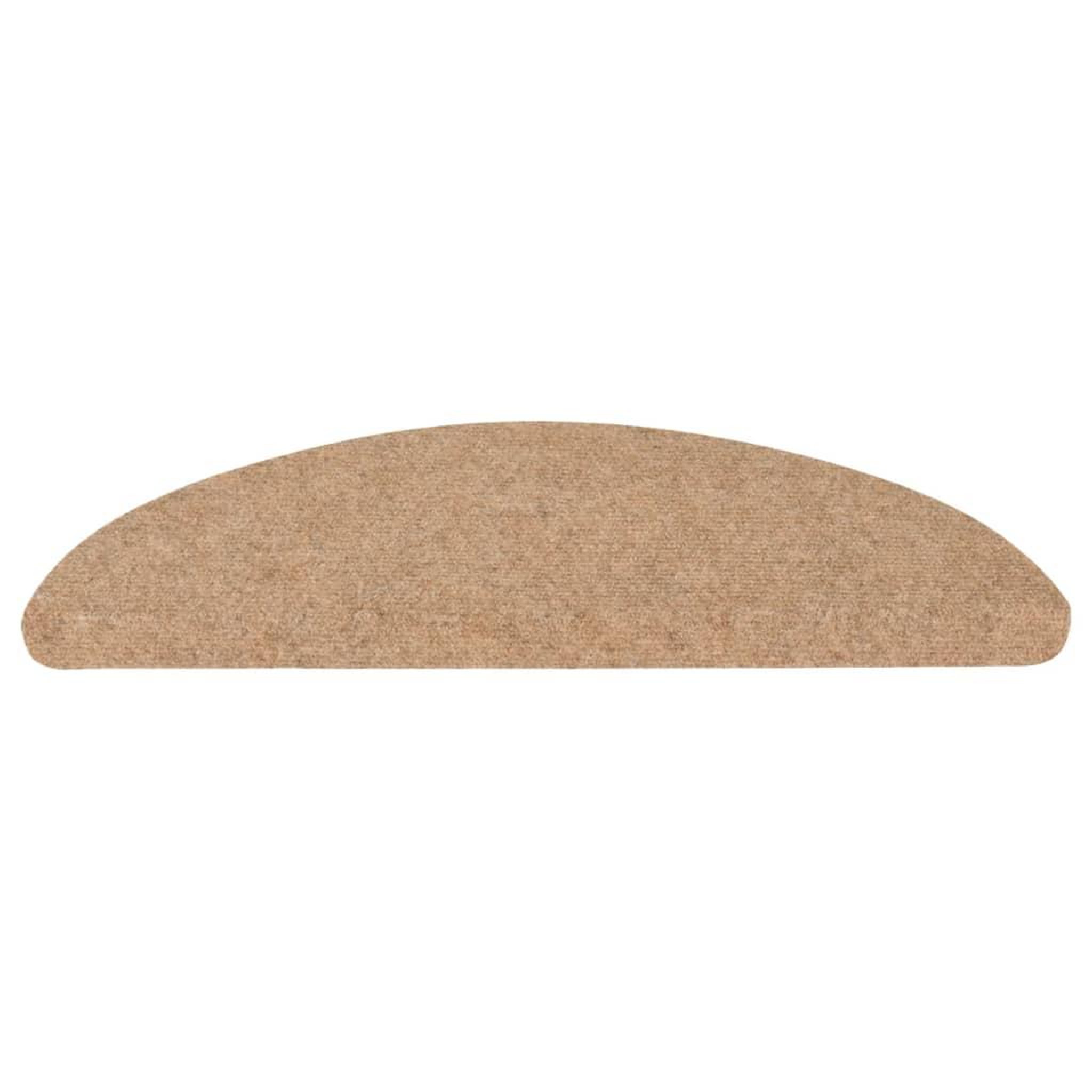 Voir la diapositive 4 : VIDAXL Tapis d'escalier auto-adhesifs 10 pcs beige 65x22,5x3,5 cm