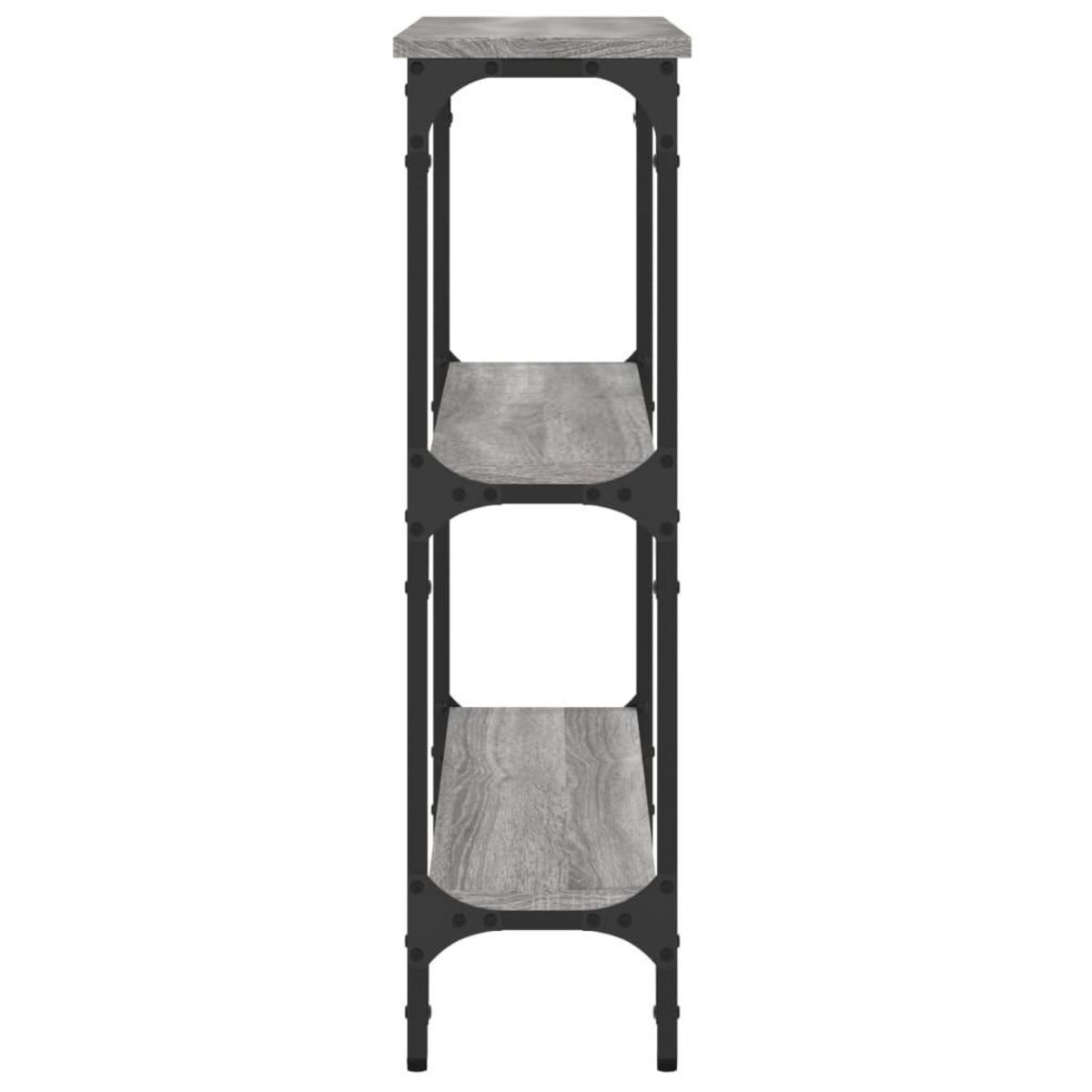 VIDAXL Table console sonoma gris 75x22,5x75 cm bois d'ingenierie