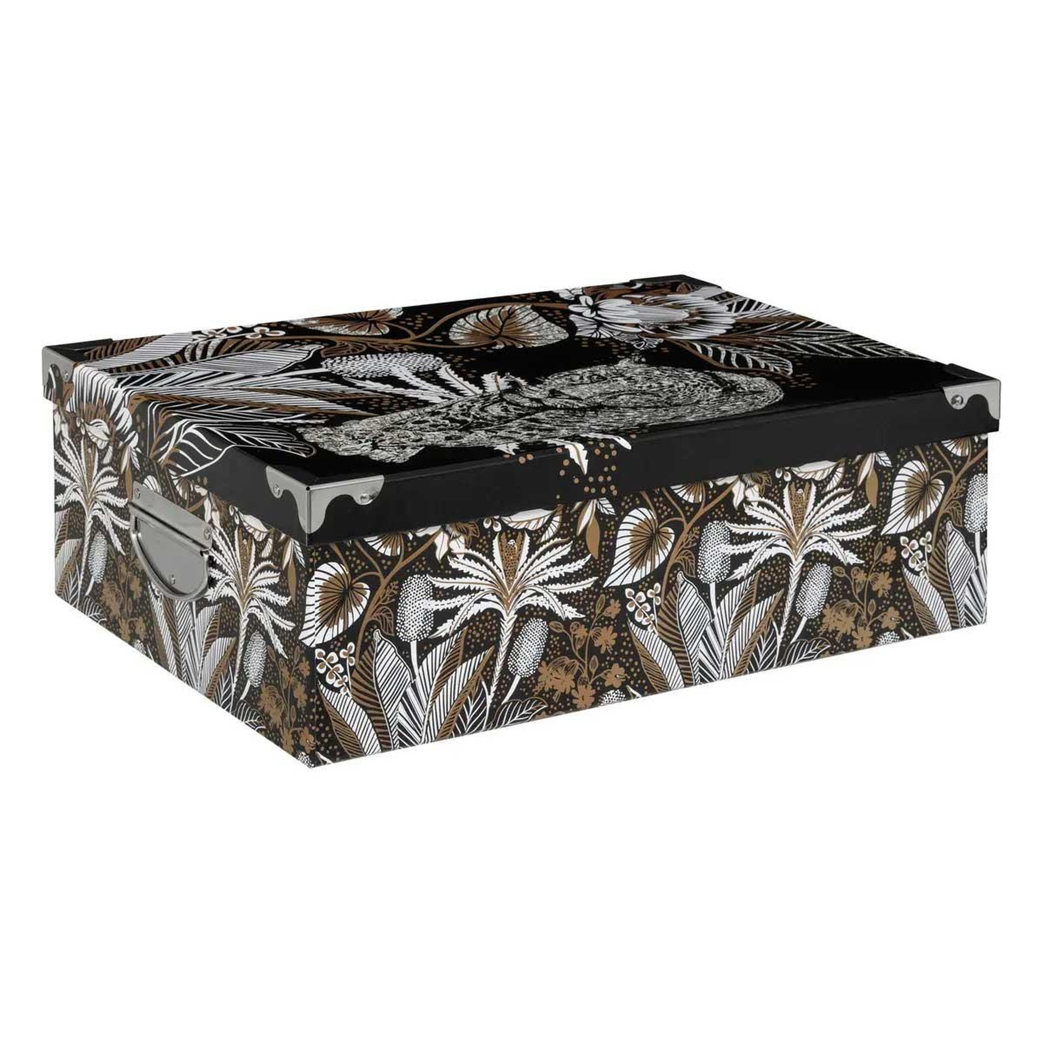Voir la diapositive 2 : FIVE Lot de 6 boîtes déco  panthères  48cm multicolore