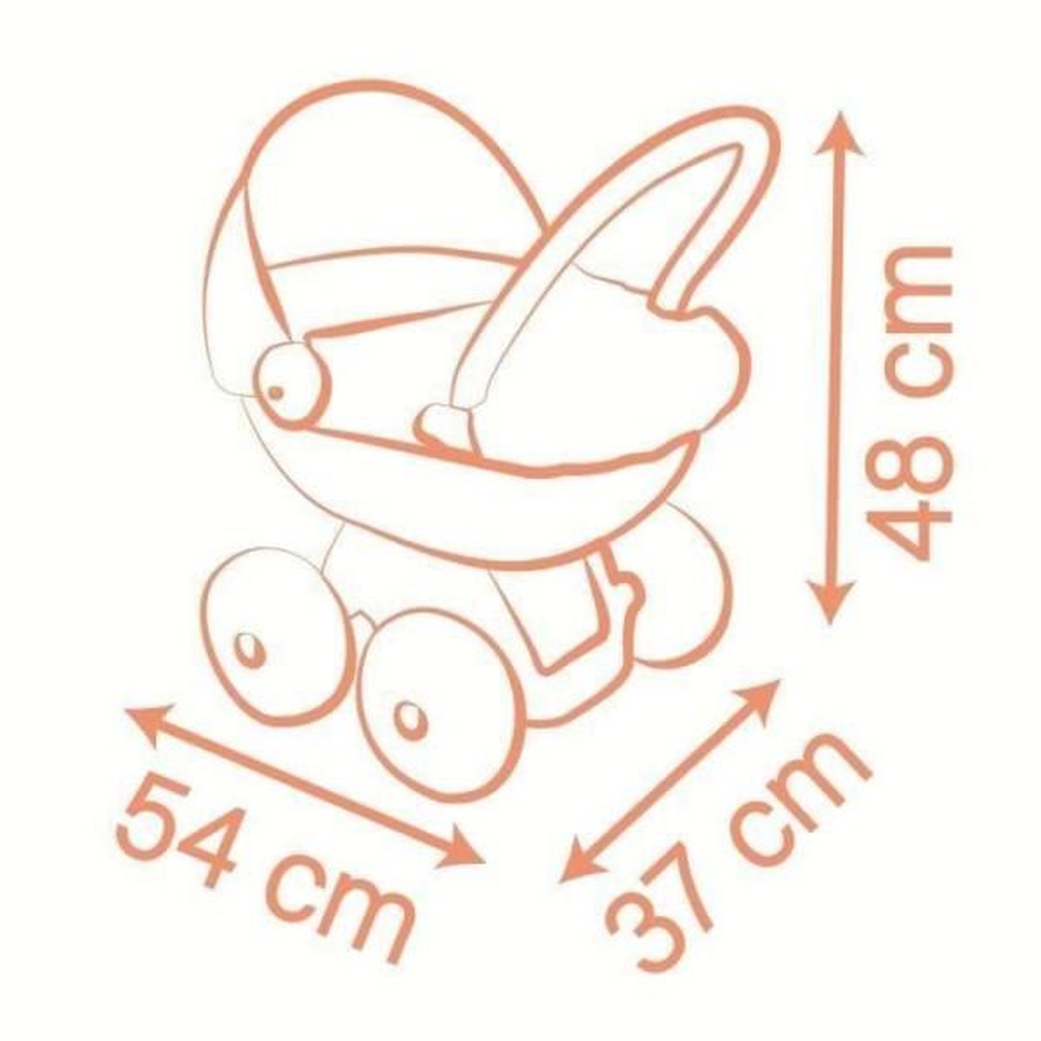 Voir la diapositive 3 : SMOBY Landau pour poupées Smoby multicolore