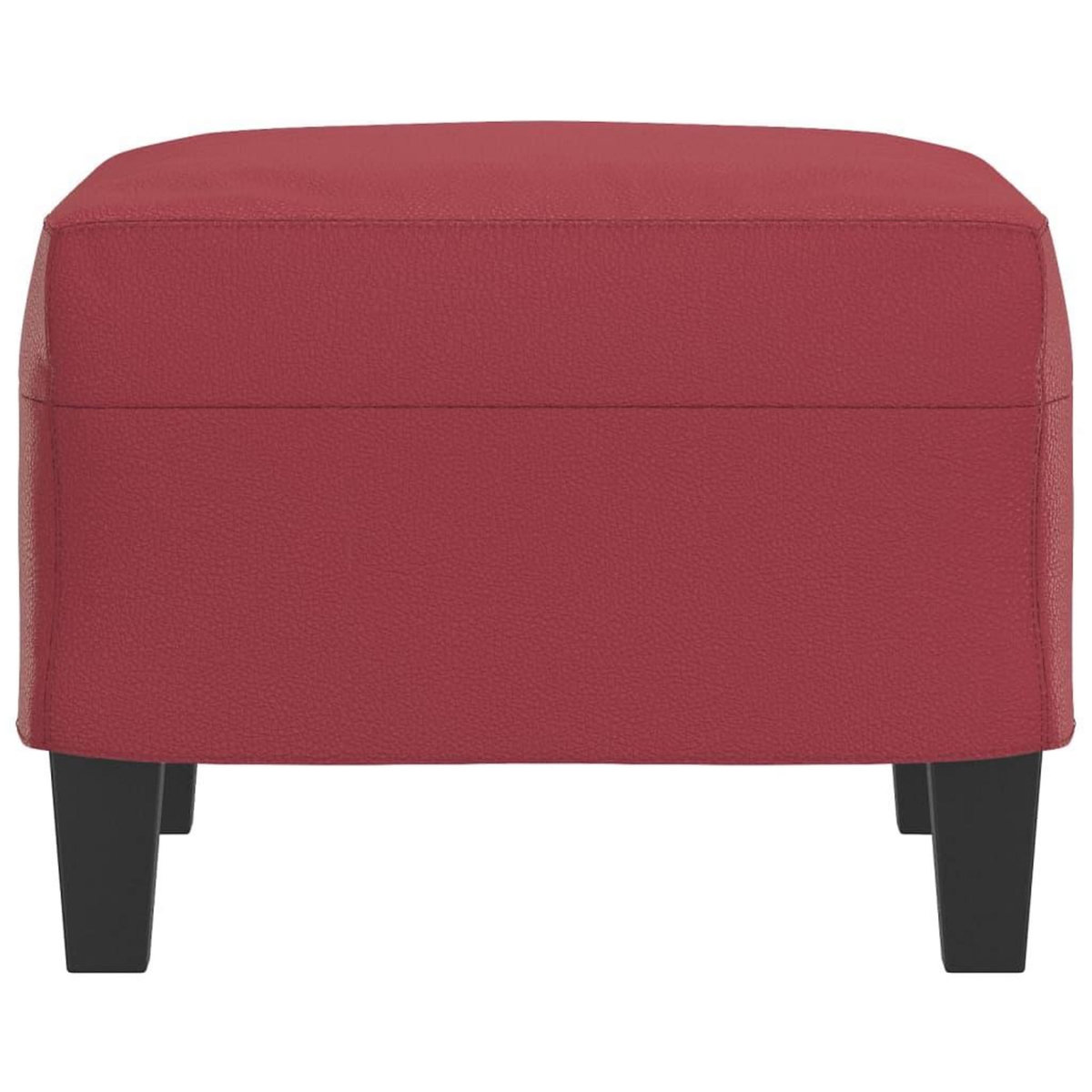 VIDAXL Repose-pied Rouge bordeaux 60x50x41 cm Similicuir