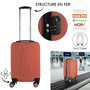 Voir la diapositive 6 : Jet lag Valise cabine Ananas - Corail