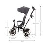 Voir la diapositive 6 : KINDERKRAFT Tricycle evolutif poussette avec pare soleil regl