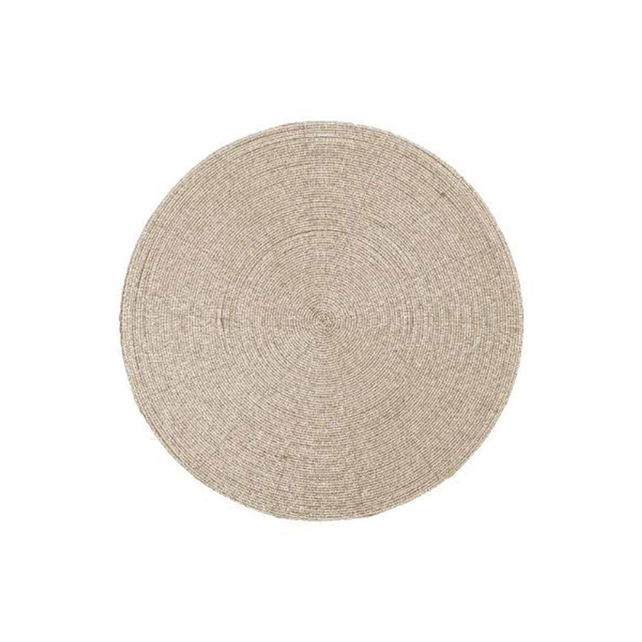 SECRET DE GOURMET Set de table  perly  35cm argent