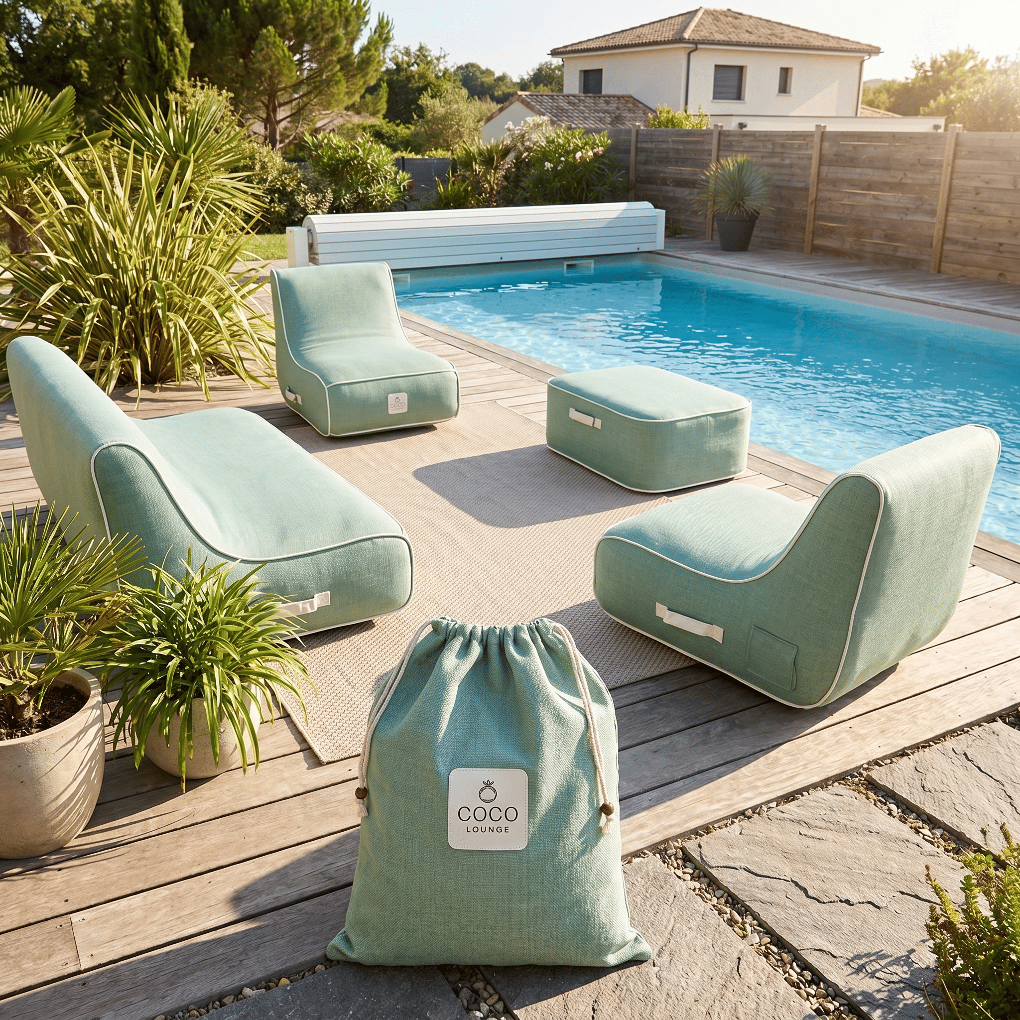 Voir la diapositive 3 : COCO LOUNGE Coco Lounge Salon de jardin gonflable - Plusieurs coloris disponibles