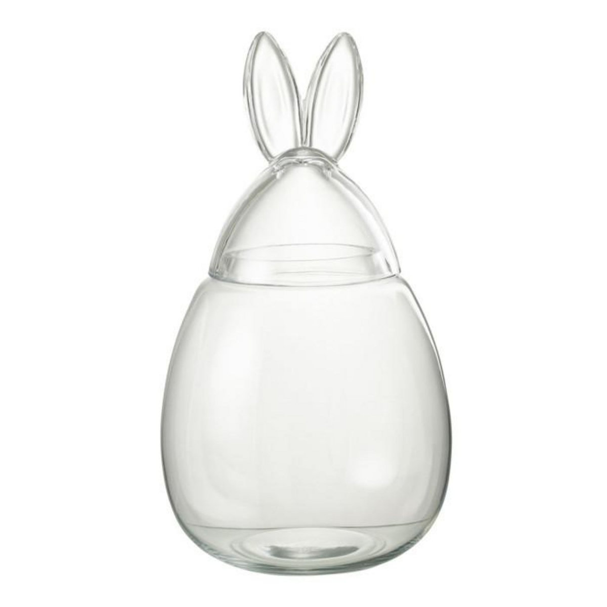 Paris Prix Bocal Design en Verre  Lapin  39cm Transparent