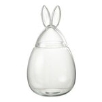 Paris Prix Bocal Design en Verre  Lapin  39cm Transparent