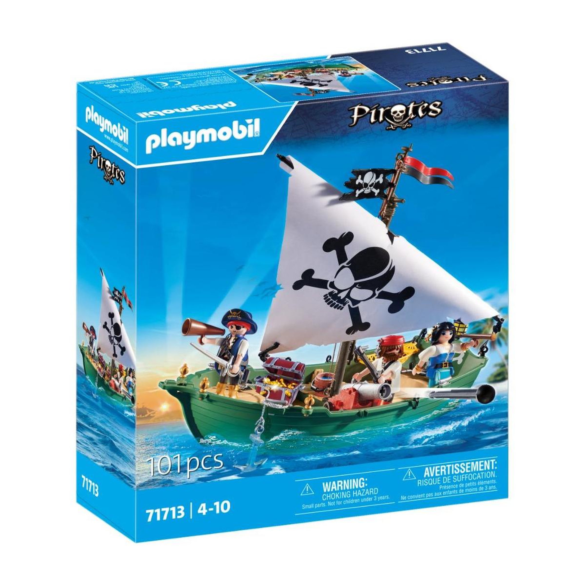 PLAYMOBIL 71713 la Chaloupe des pirates