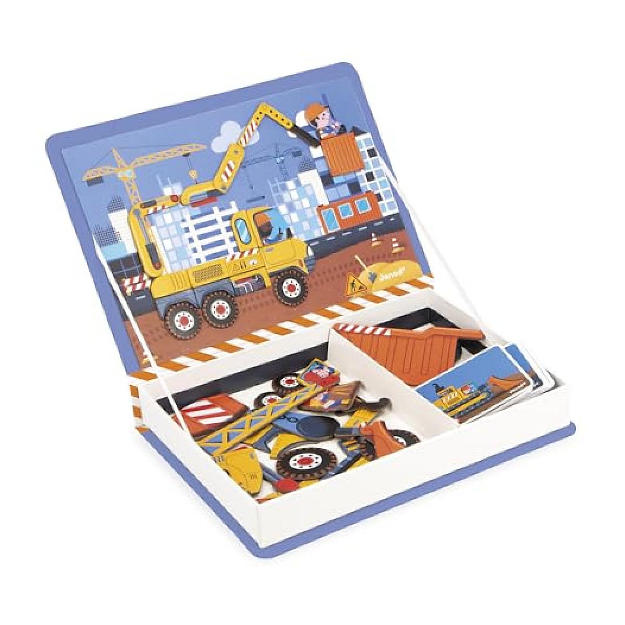 Juratoys-Janod Magneti Book La construction