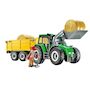 Voir la diapositive 3 : PLAYMOBIL Jeu de construction Playmobil Tracteur avec remorque inclinable