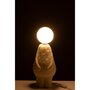 Voir la diapositive 3 : Paris Prix Lampe à Poser Déco  Bonhomme  35cm Beige