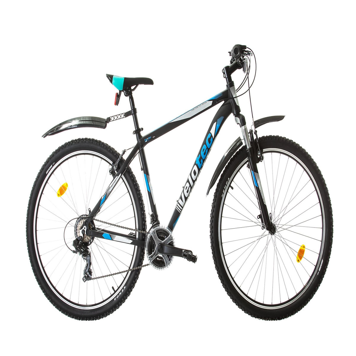 VTT 29'' Cadre Aluminium - Fourche Télescopique - 21 Vitesses avec équipement Shimano ( Dérailleurs, roue libre et poignées )